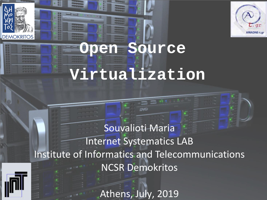 Open Source Virtualization