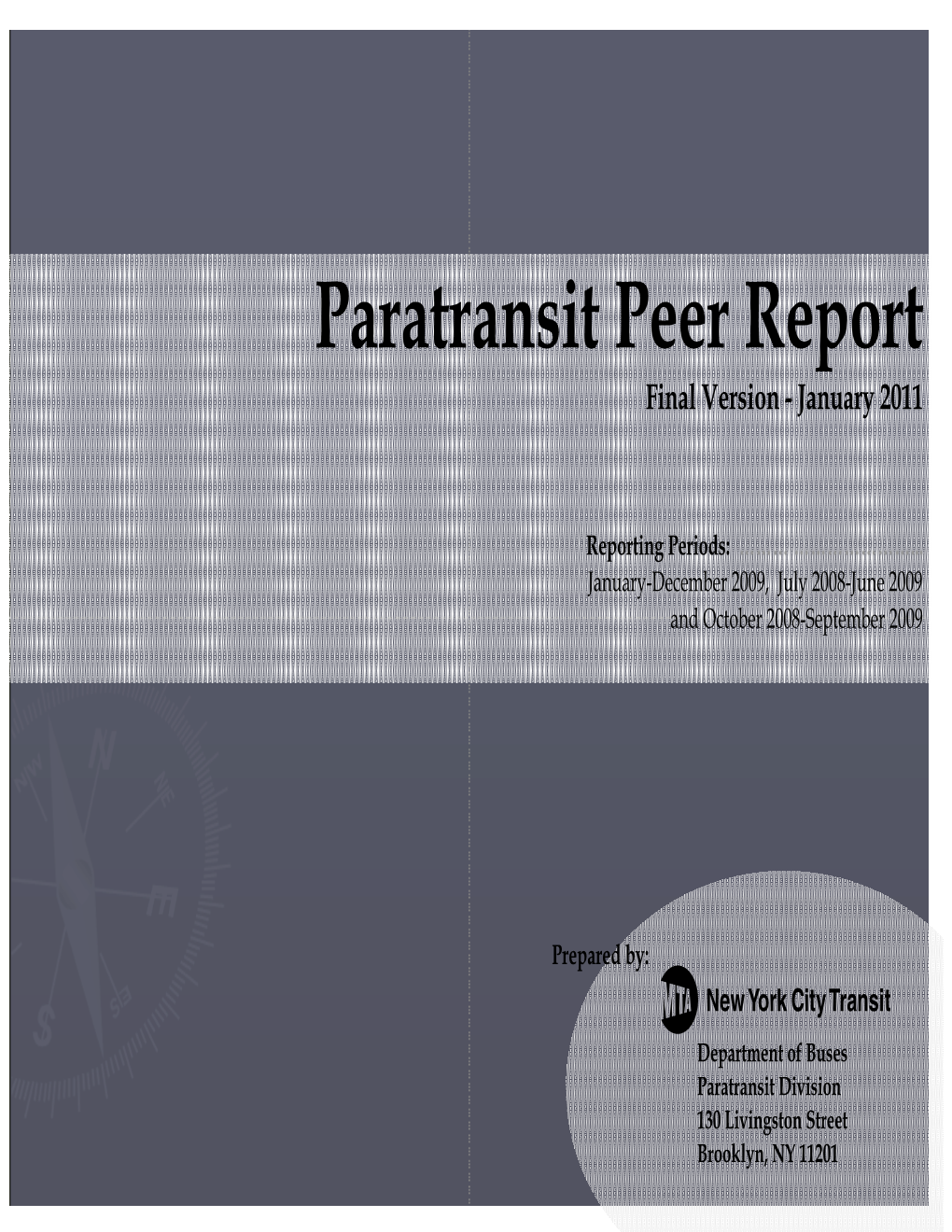 Paratransit Peer Report Final Version - January 2011