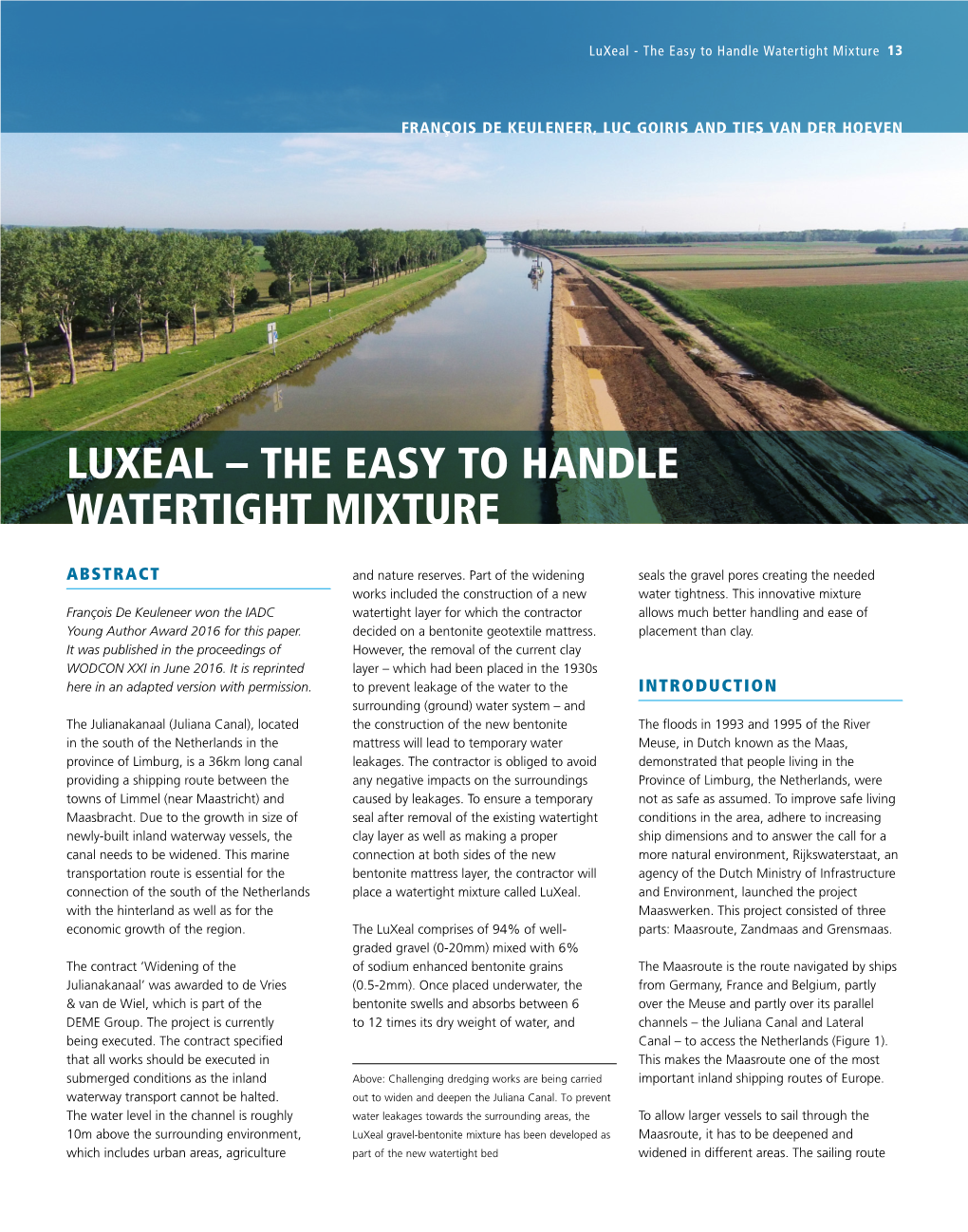 Luxeal - the Easy to Handle Watertight Mixture 13