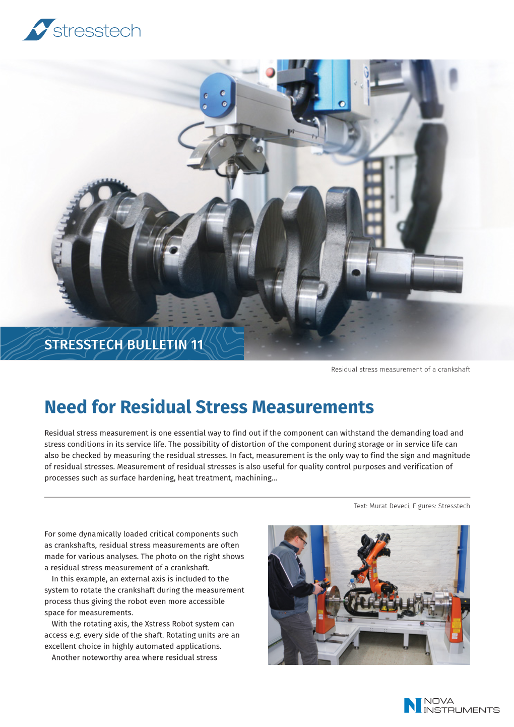 Need for Residual Stress Measurements