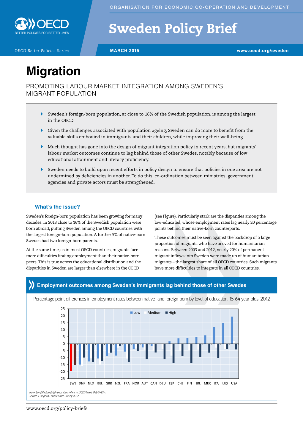 Sweden Policy Brief