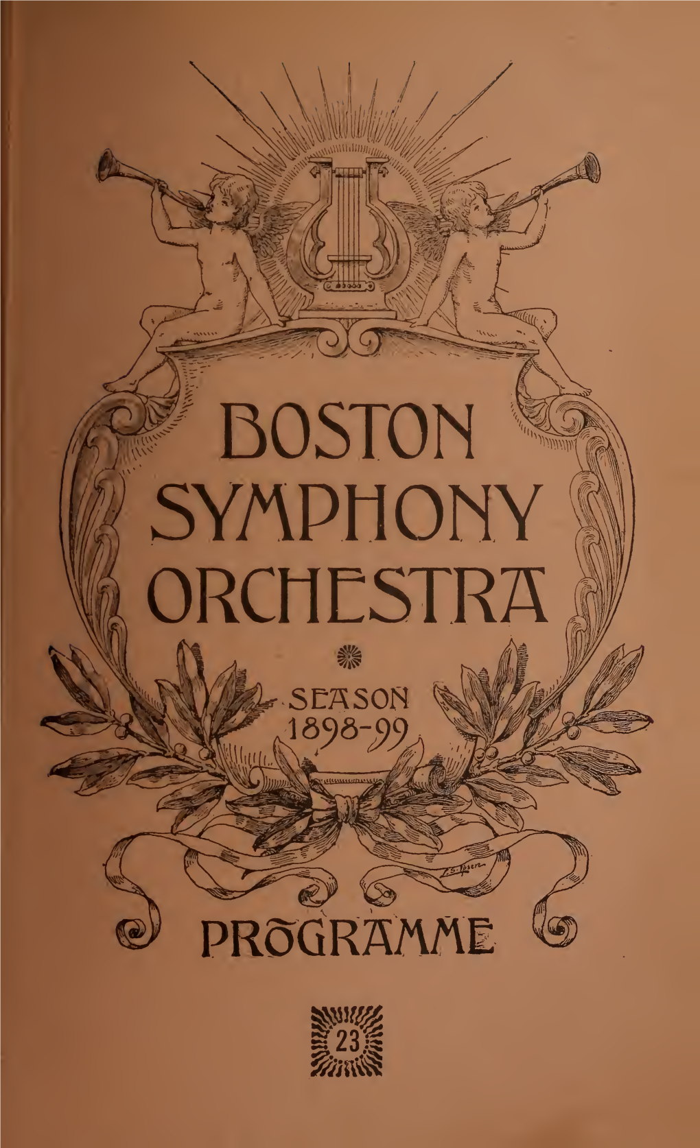 Boston Symphony Orchestra Concert Programs, Season 18, 1898-1899