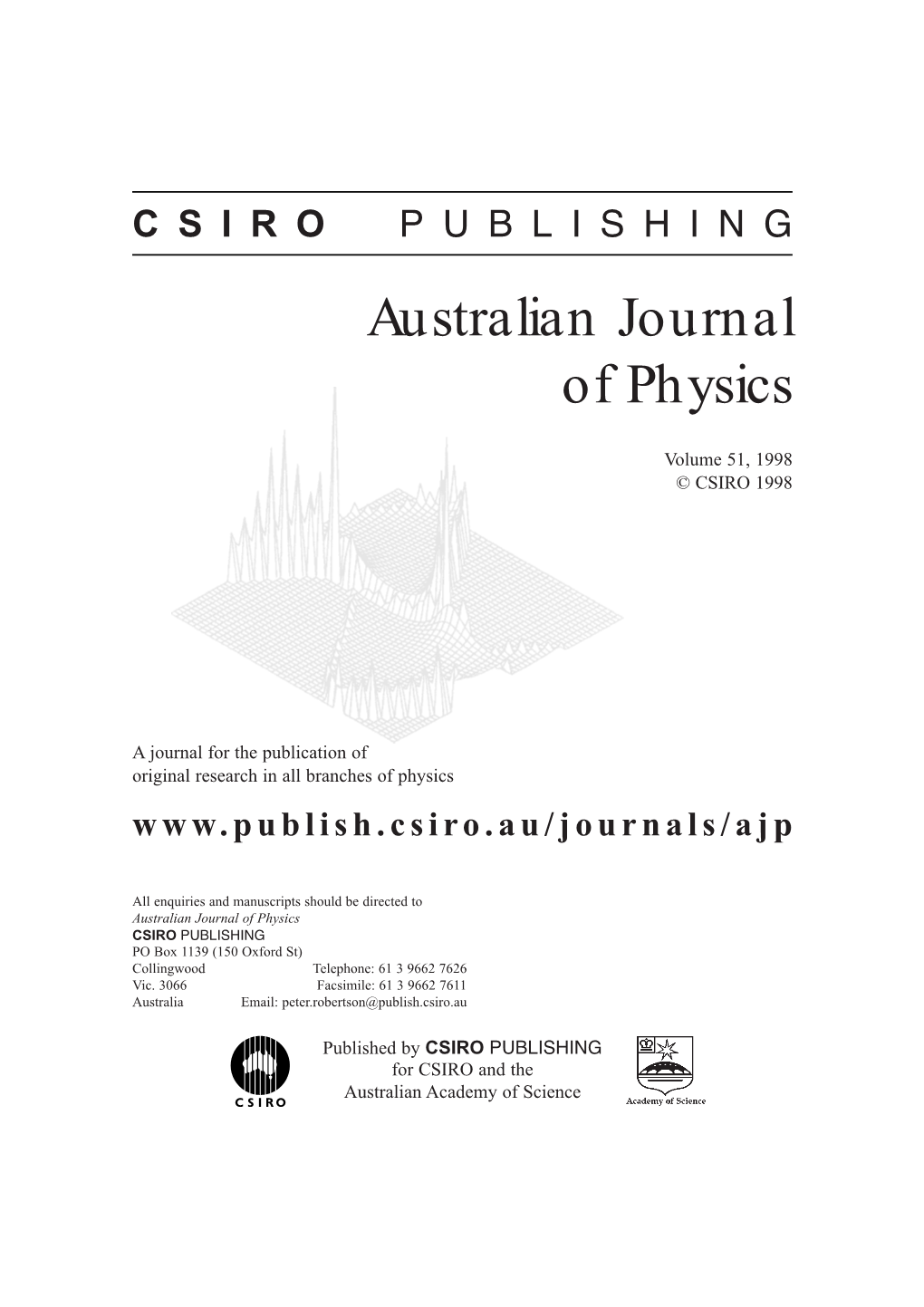 Australian Journal of Physics