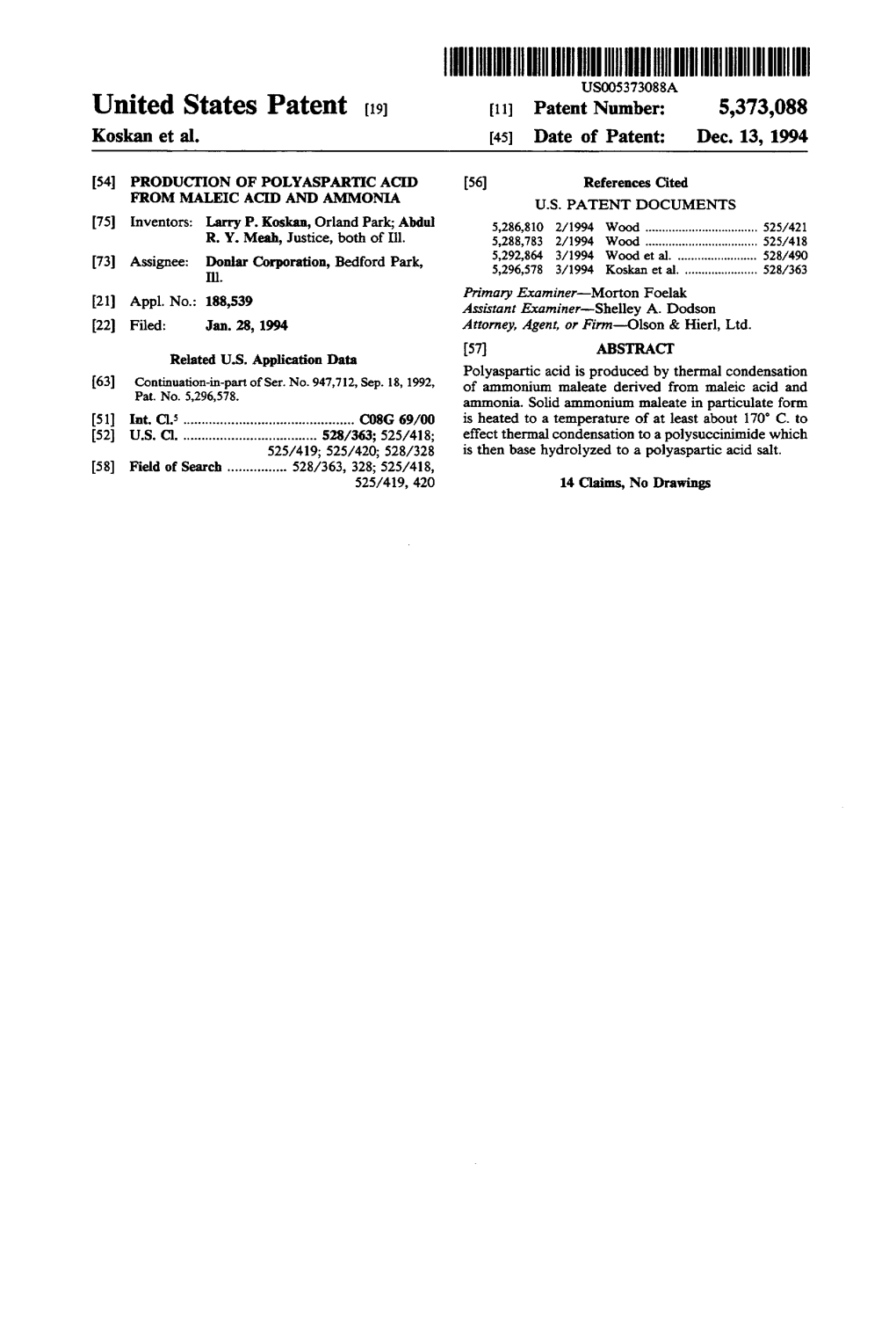 (3) Assignee Rolar Corporation, Bedford Park, E 7, 