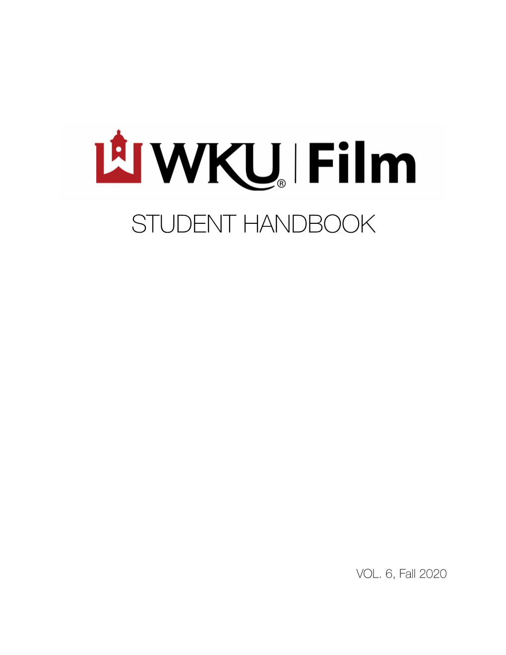 WKU Film Student Handbook 2020