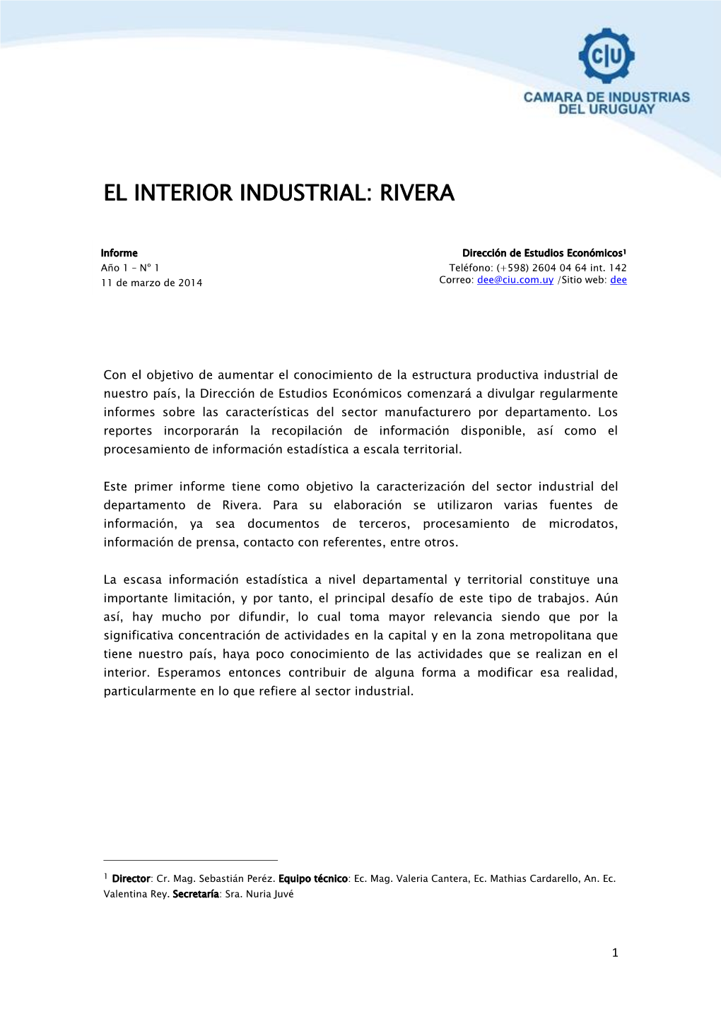 El Interior Industrial: Rivera1