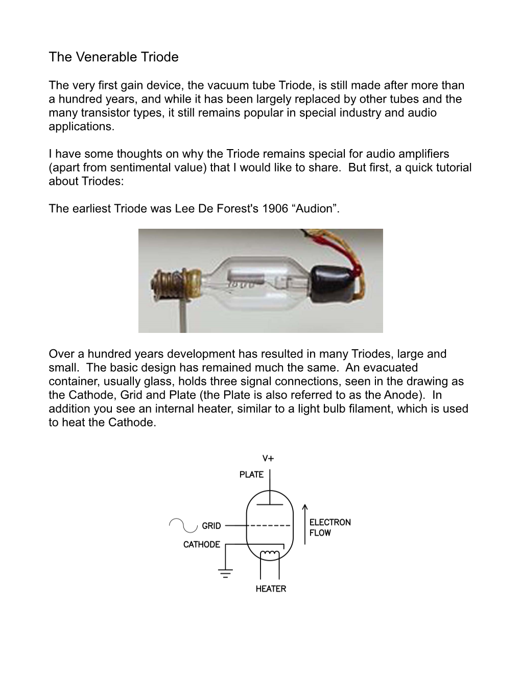 The Venerable Triode