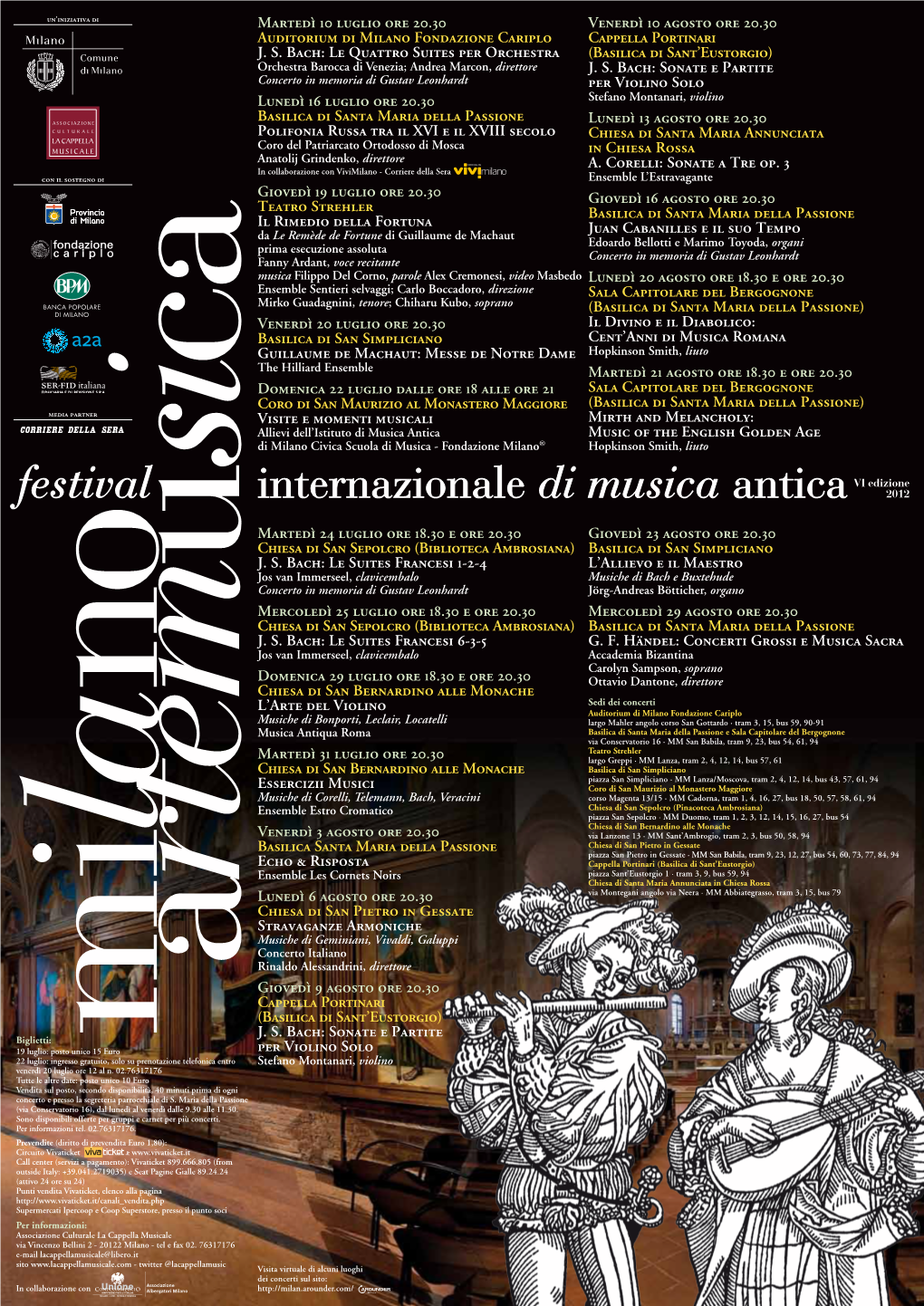 Festival Internazionale Di Musica Antica 2012