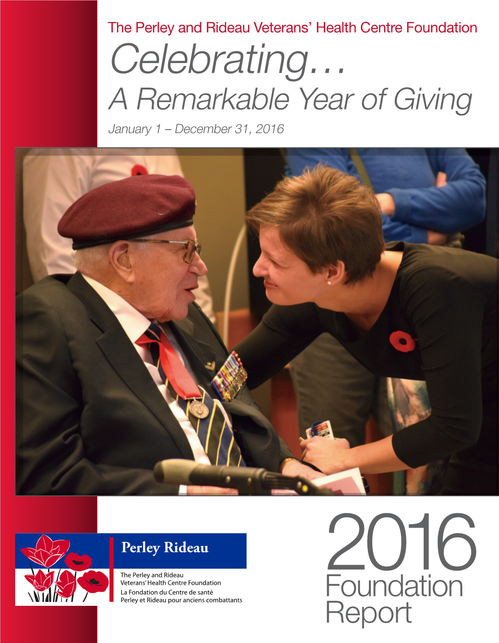 Celebrating… a Remarkable Year of Giving January 1 – December 31, 2016