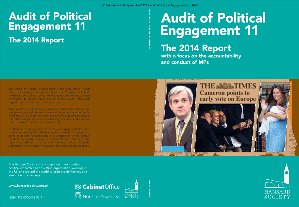 Audit of Political Engagement 11