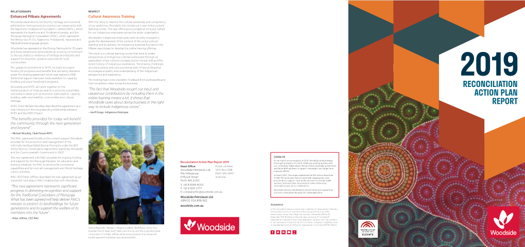 Reconciliation Action Plan Report