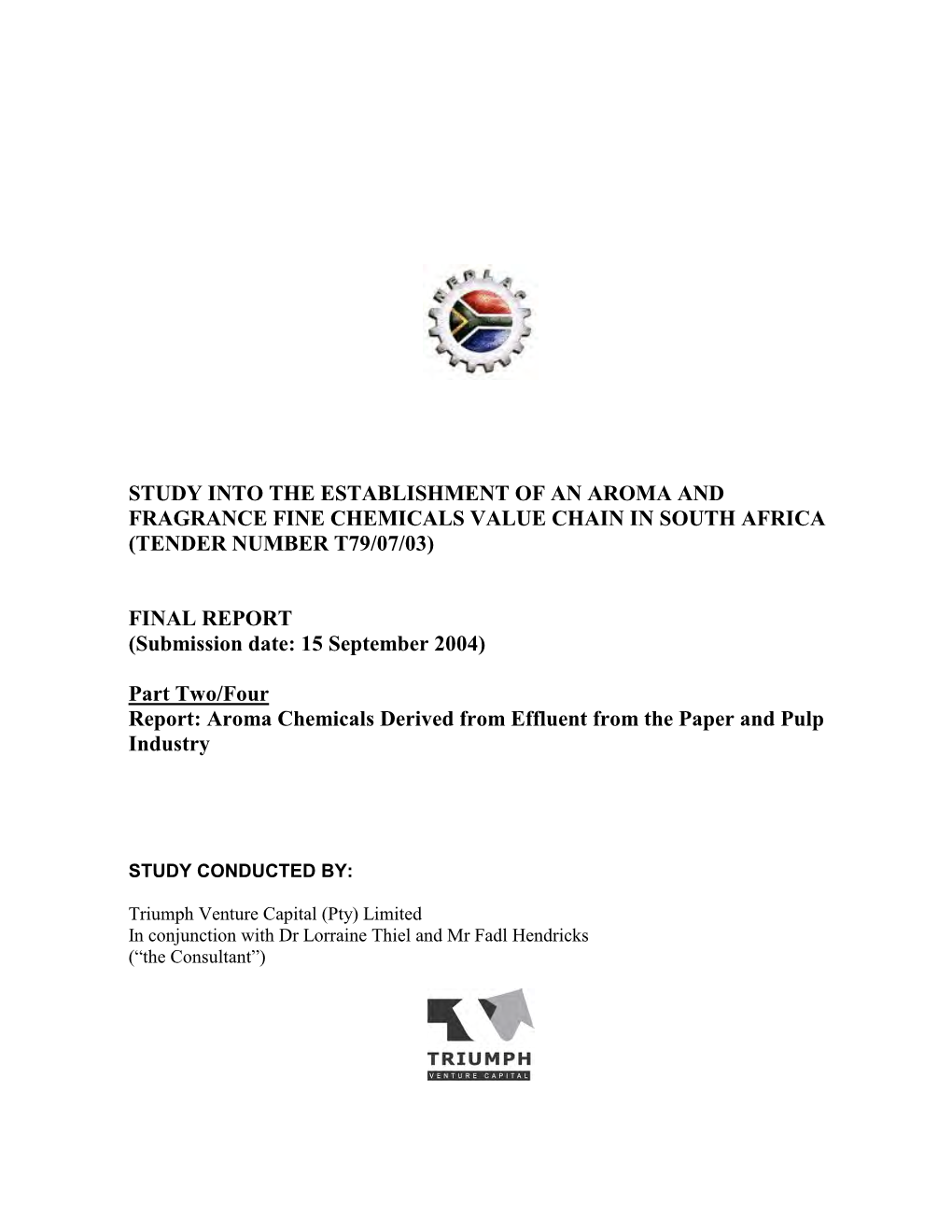 Aroma Chemicals Derived from Effluent from the Paper and Pulp Industry