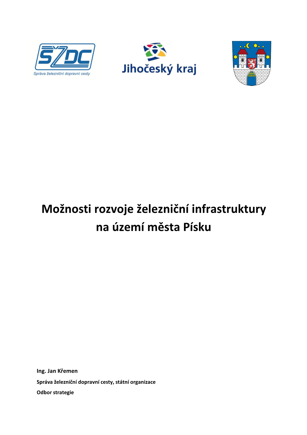 Možnosti Rozvoje Železniční Infrastruktury Na Území Města Písku