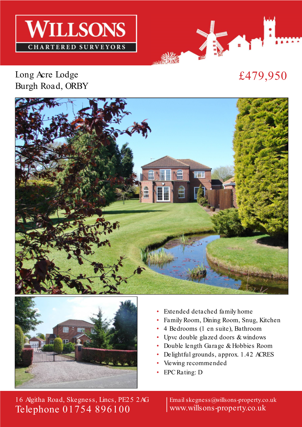 Long Acre Lodge Burgh Road, ORBY £479,950