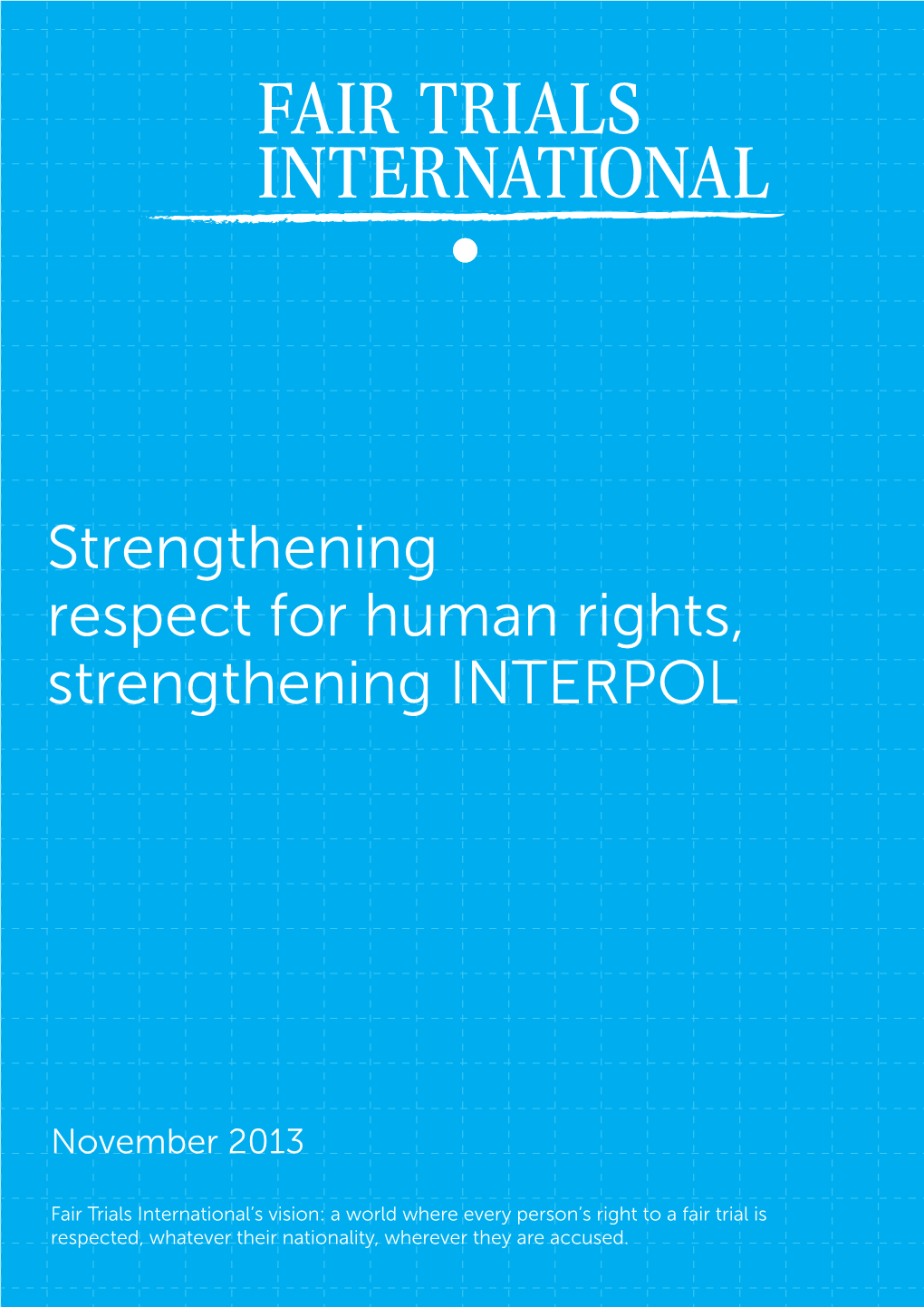 Strengthening Respect for Human Rights, Strengthening INTERPOL