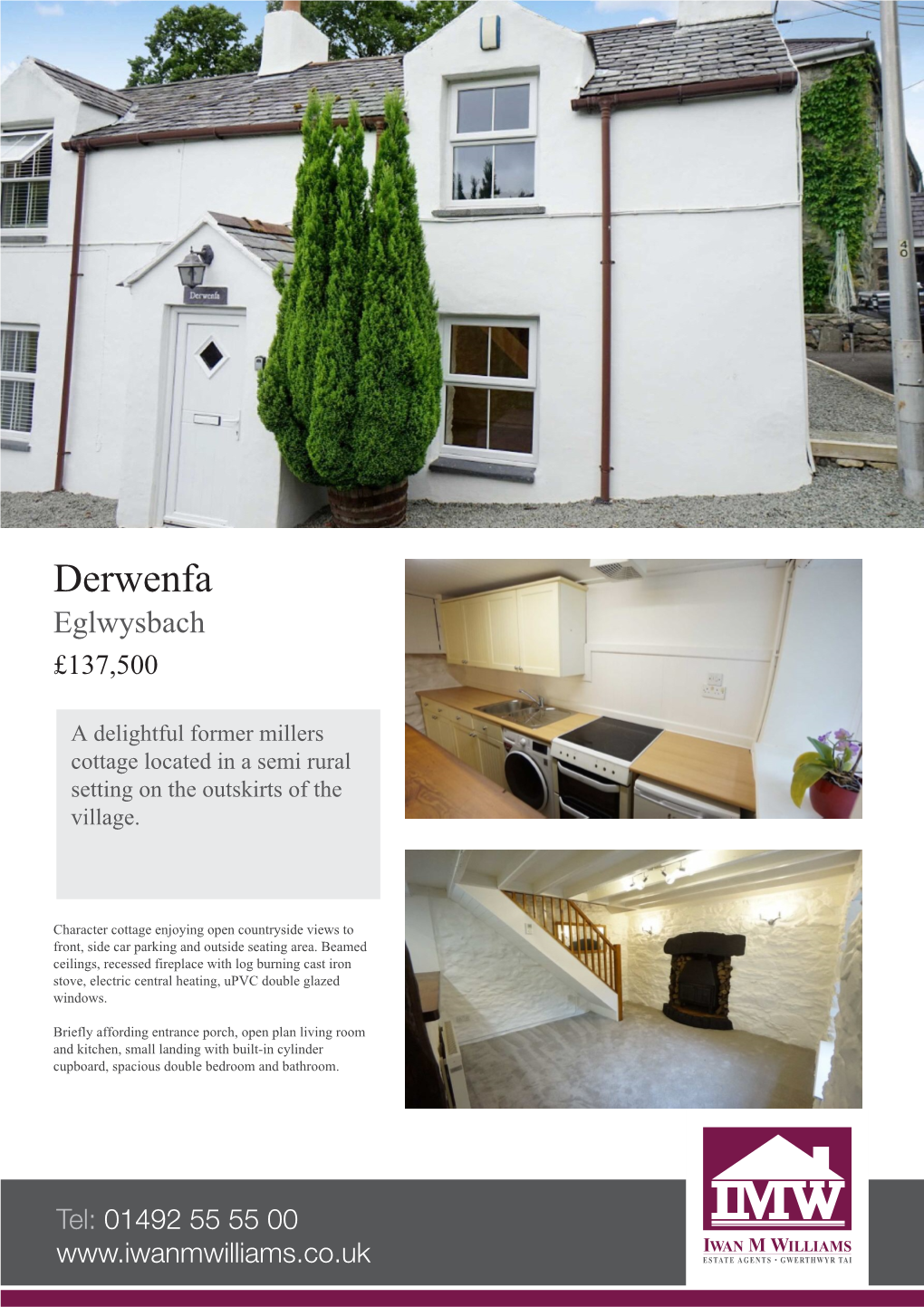 Derwenfa Eglwysbach £137,500