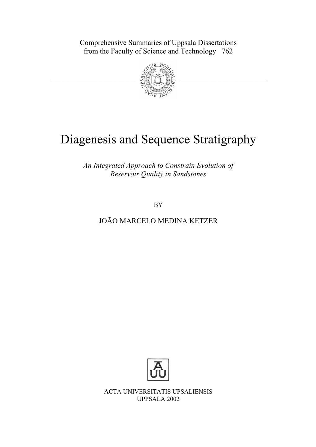 Diagenesis and Sequence Stratigraphy