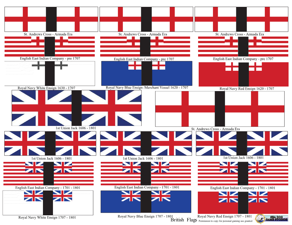 British Flags Permission to Copy for Personal Gaming Use Granted GAME STUDIOS