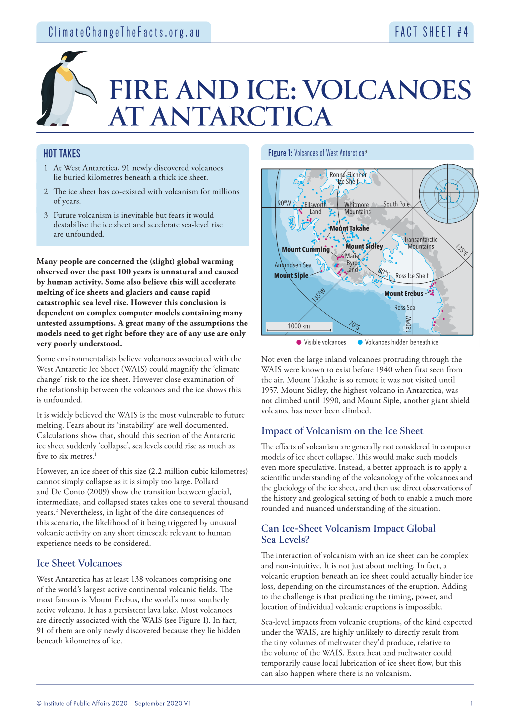 Volcanoes at Antarctica