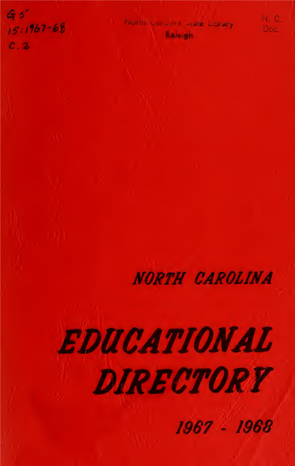 Educational Directory of North Carolina