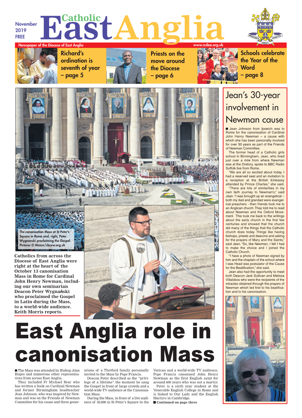 Catholic East Anglia – November 2019