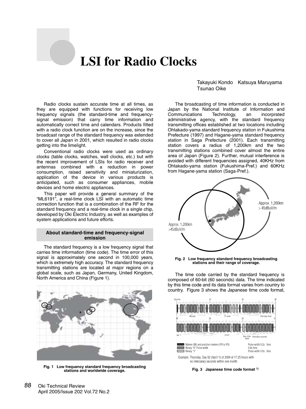 LSI for Radio Clocks