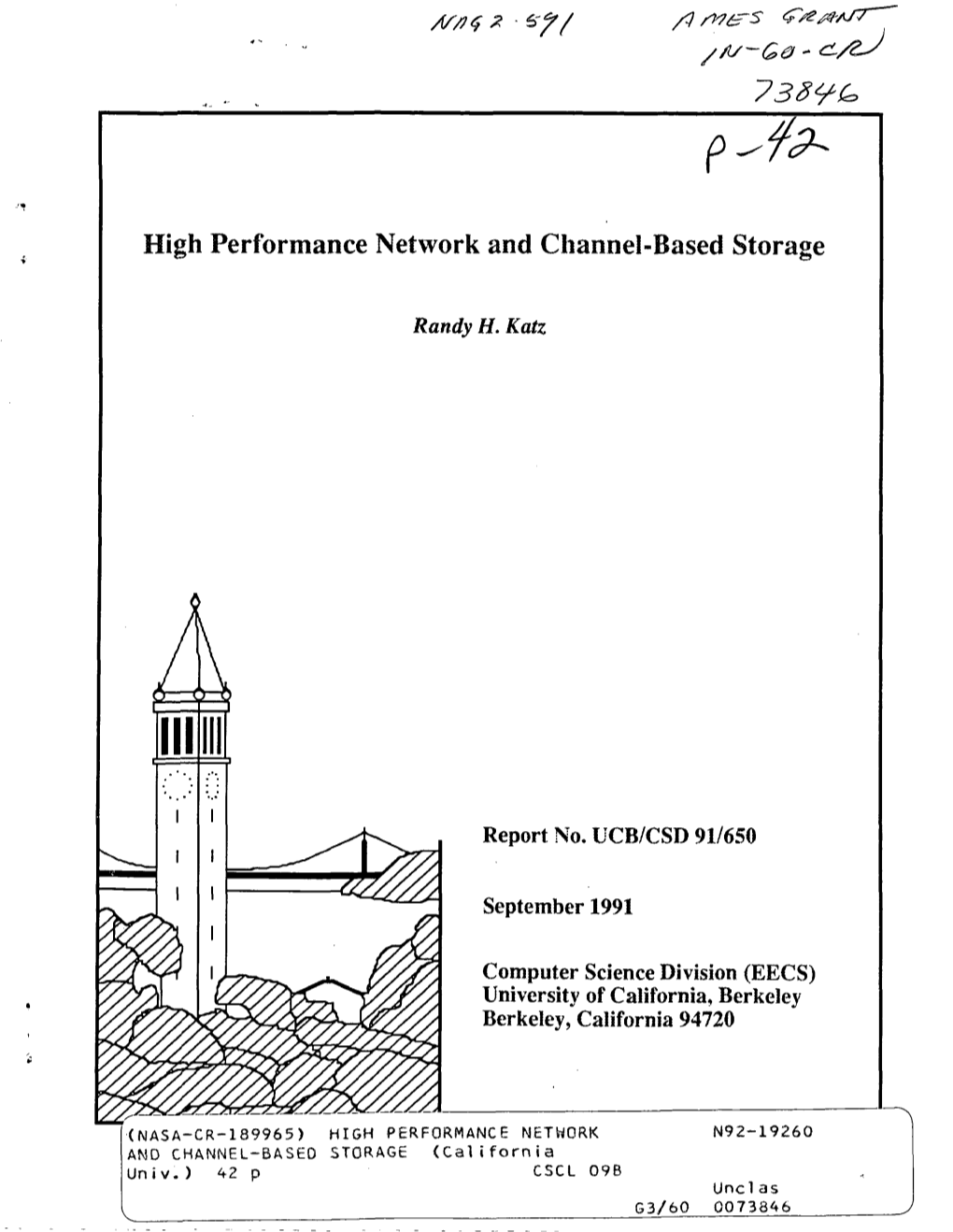 High Performance Network and Channel-Based Storage