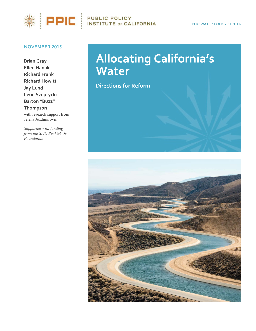 Allocating California's Water