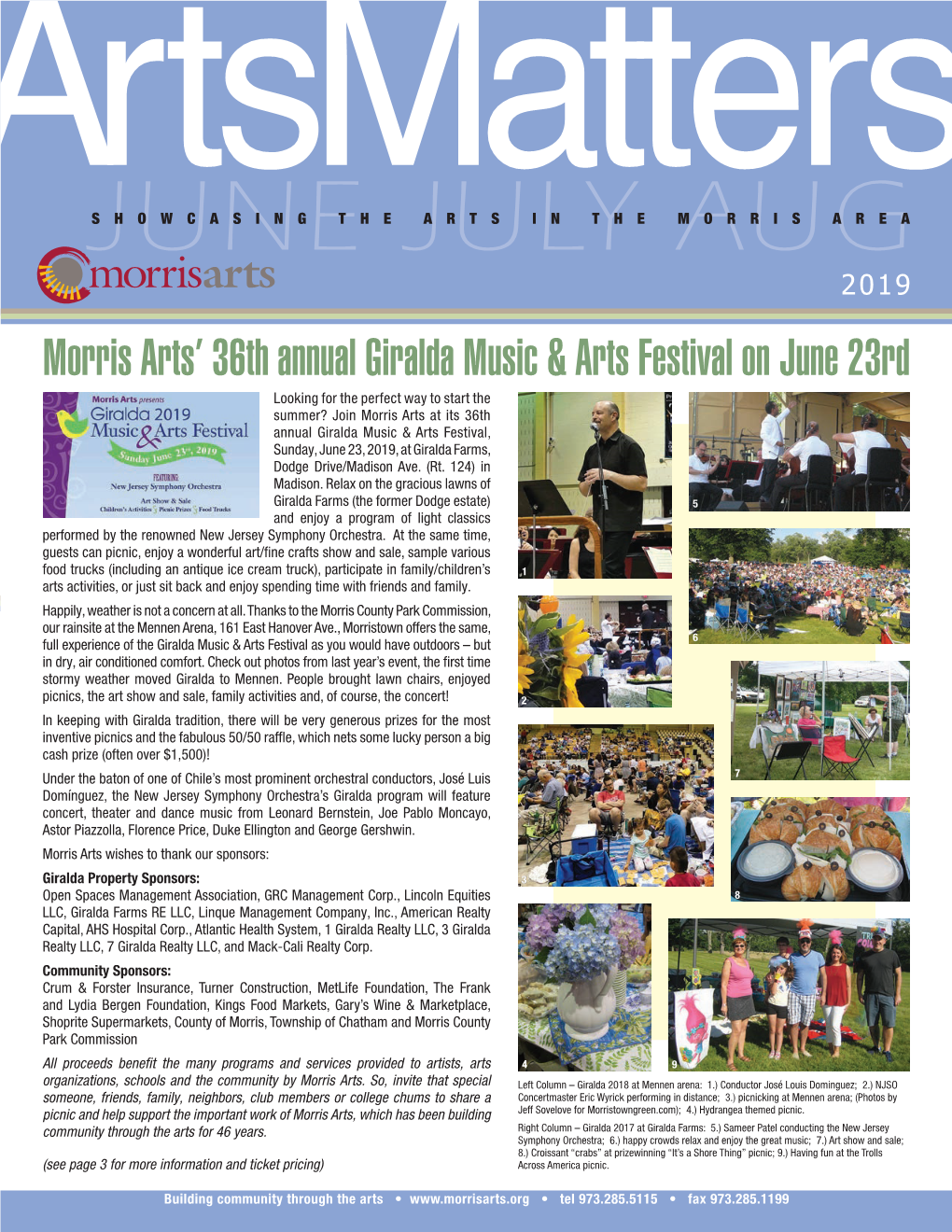 June-August 2019 ARTS MATTERS