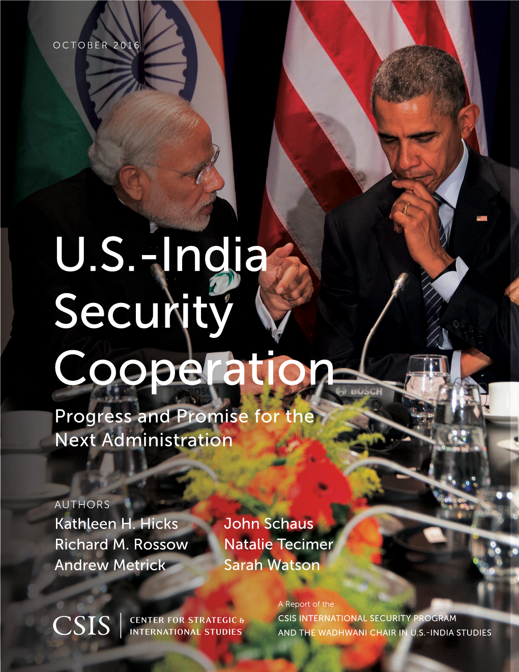 US-India Security Cooperation