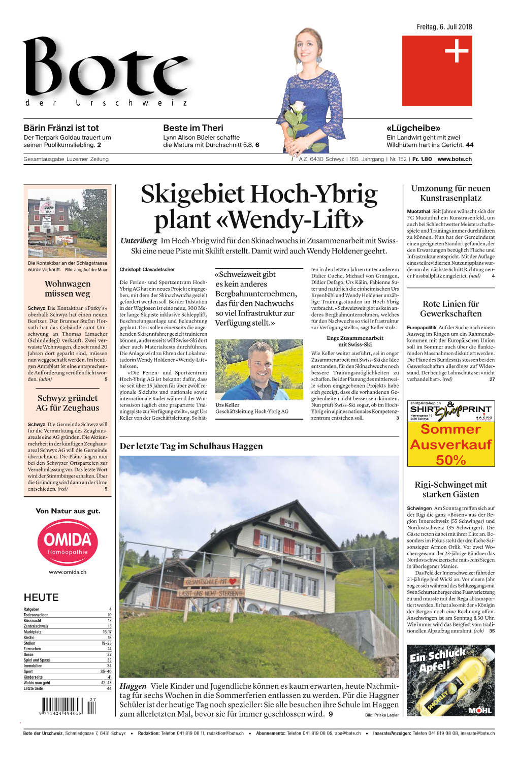 Skigebiethoch-Ybrig Plant«Wendy-Lift»