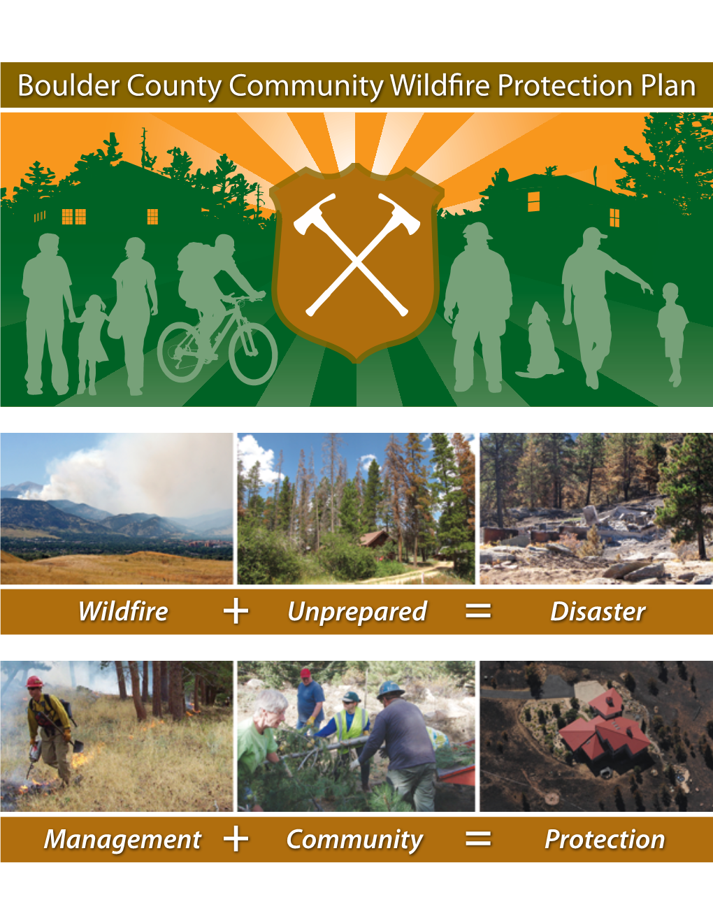 Boulder County Community Wildfire Protection Plan Chapter 1 a Dynamic Plan