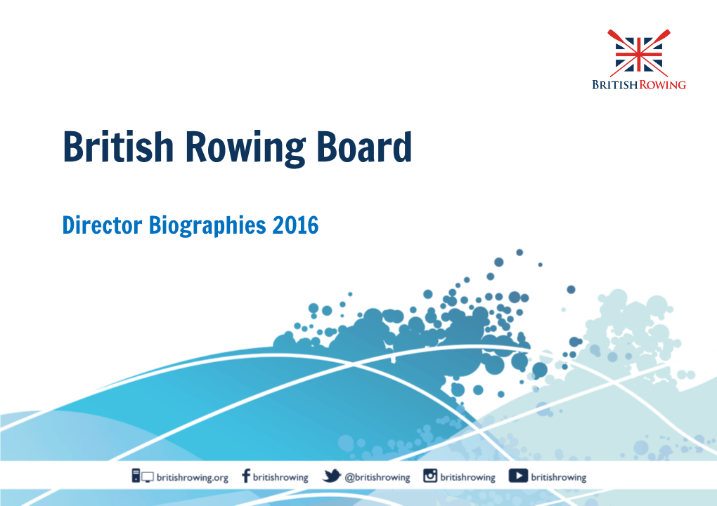 British Rowing Board