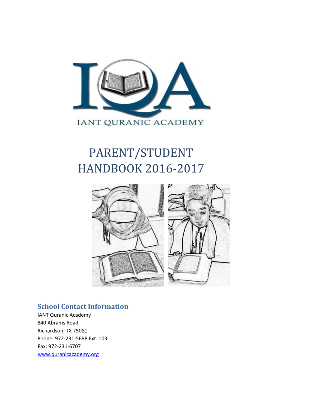 Parent/Student Handbook 2016-2017