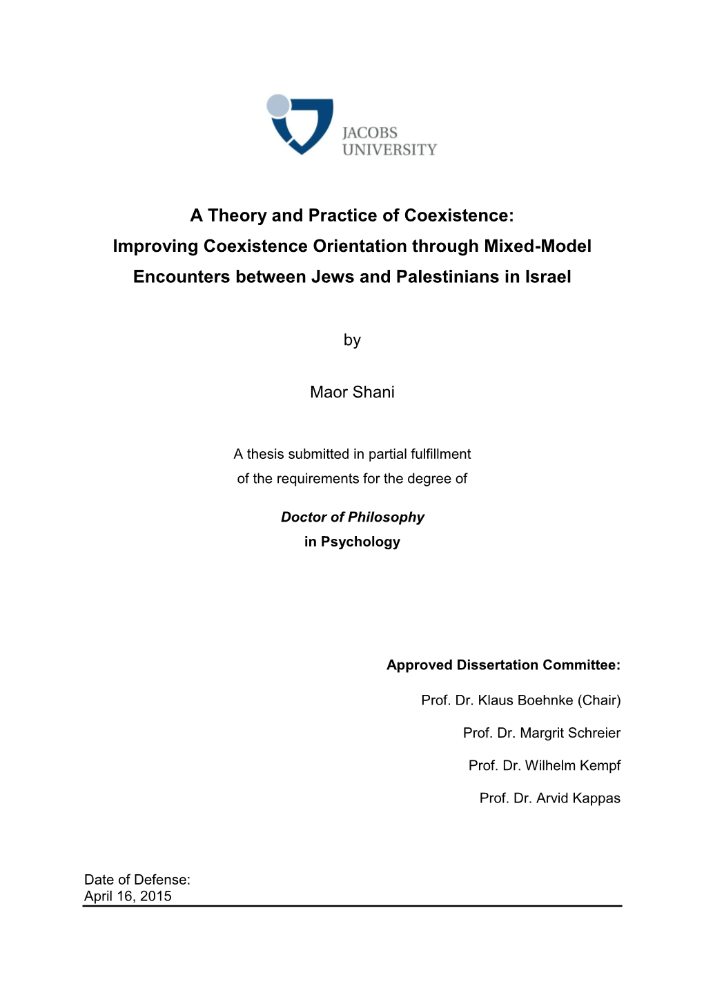 Improving Coexistence Orientation Through Mixed-Model Encounters