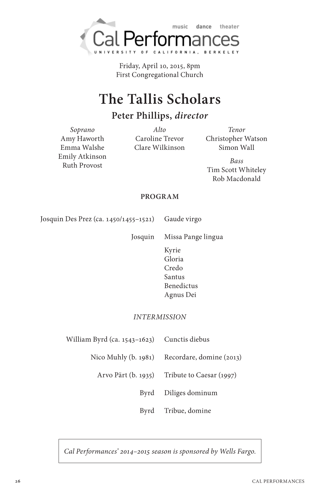 The Tallis Scholars