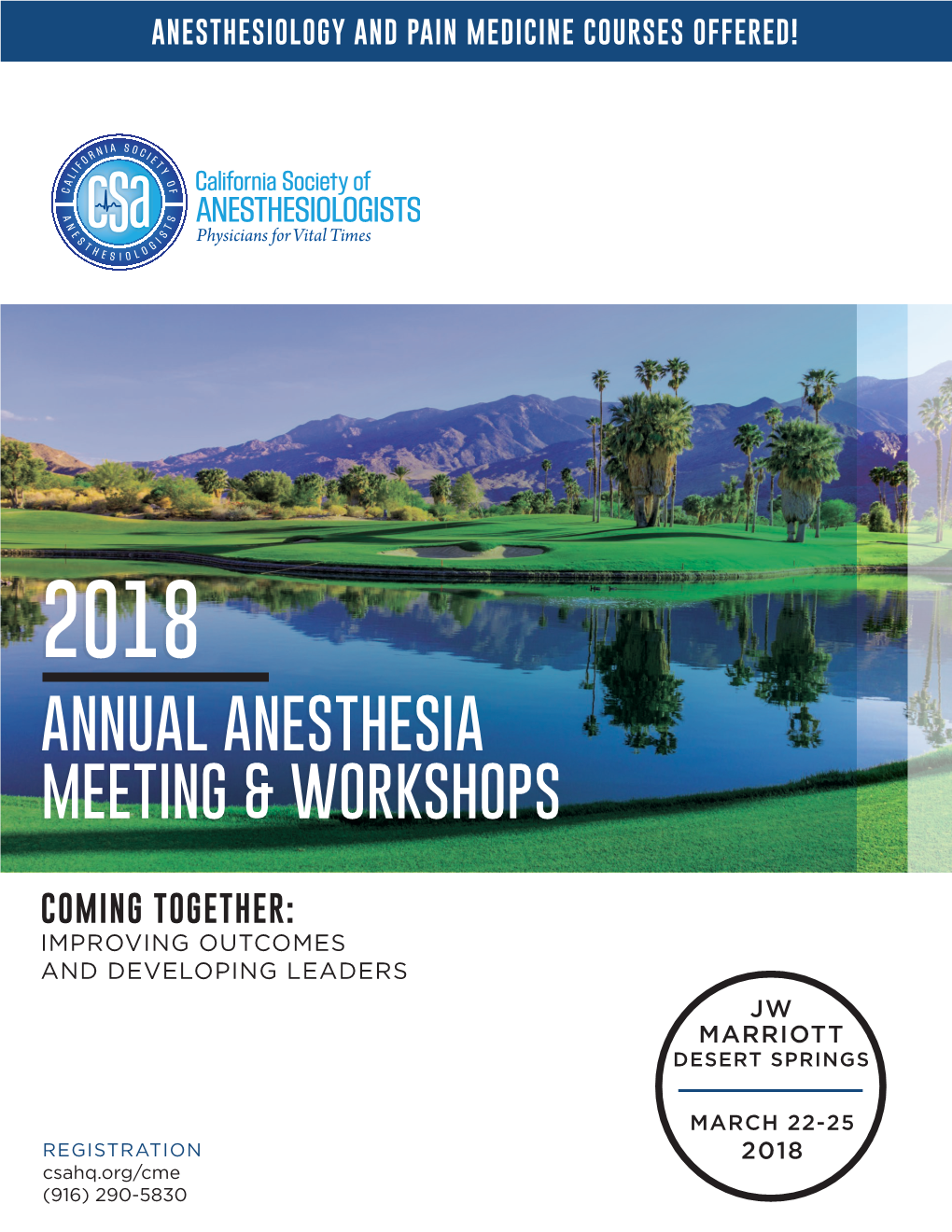 Annual Anesthesia Meeting & Workshops