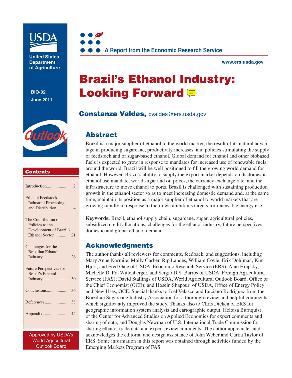 Brazil's Ethanol Industry