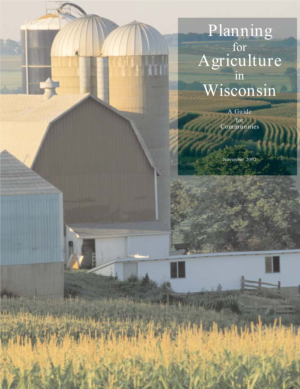 Planning for Agriculture in Wisconsin