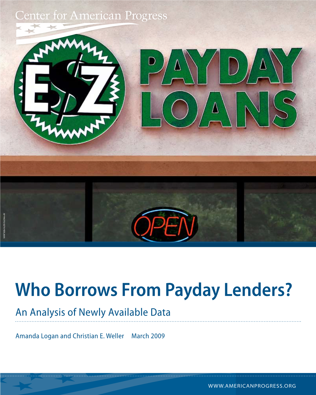 Who Borrows from Payday Lenders? an Analysis of Newly Available Data