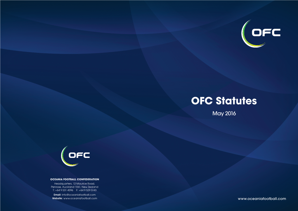 OFC Statutes May 2016