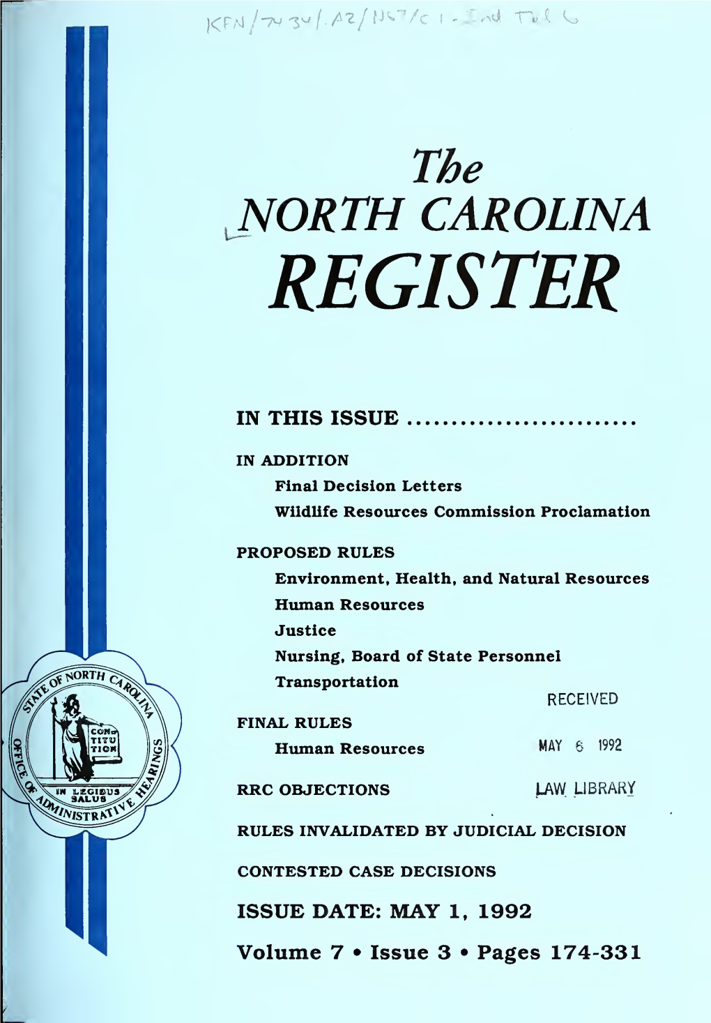 North Carolina Register