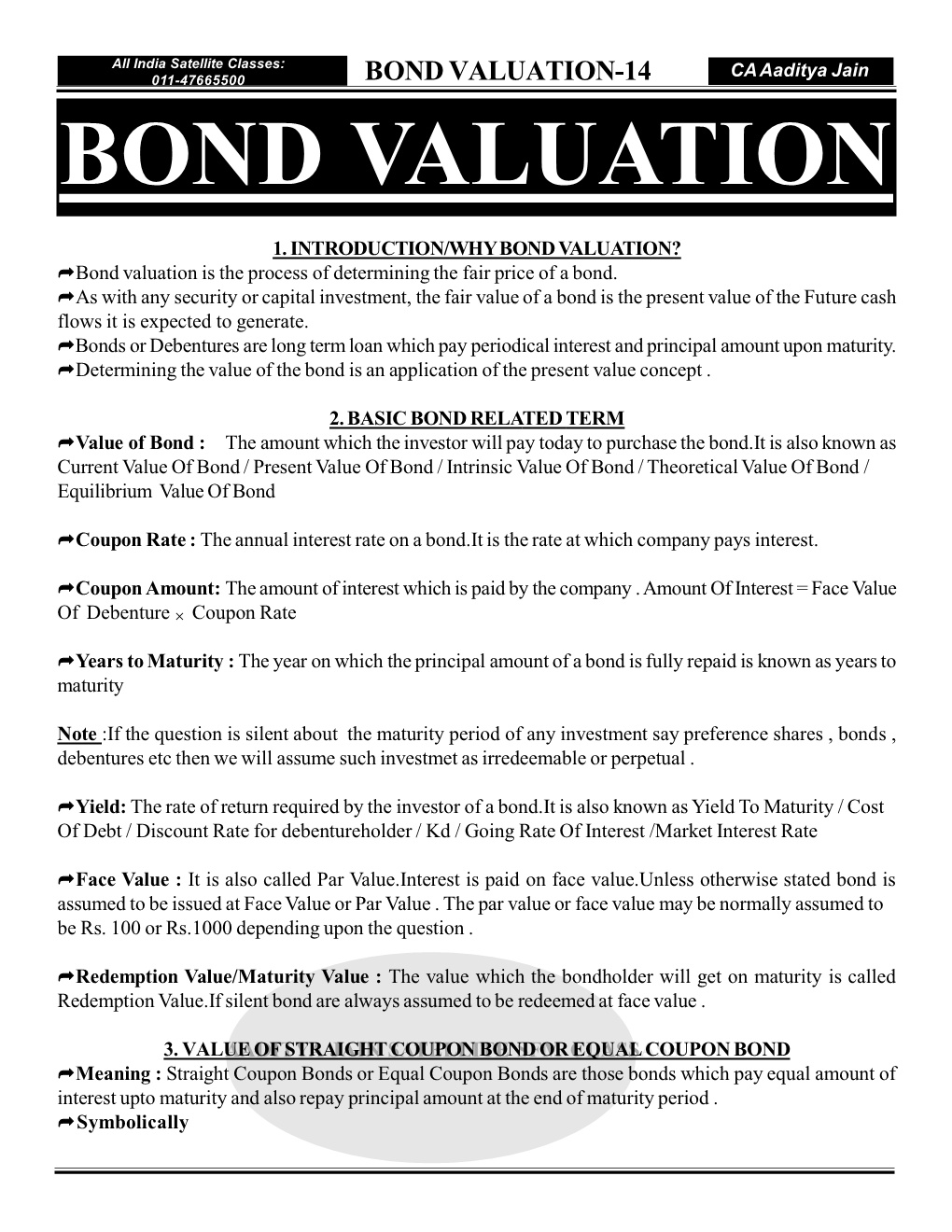 Bond Valuation-14 Bond Valuation