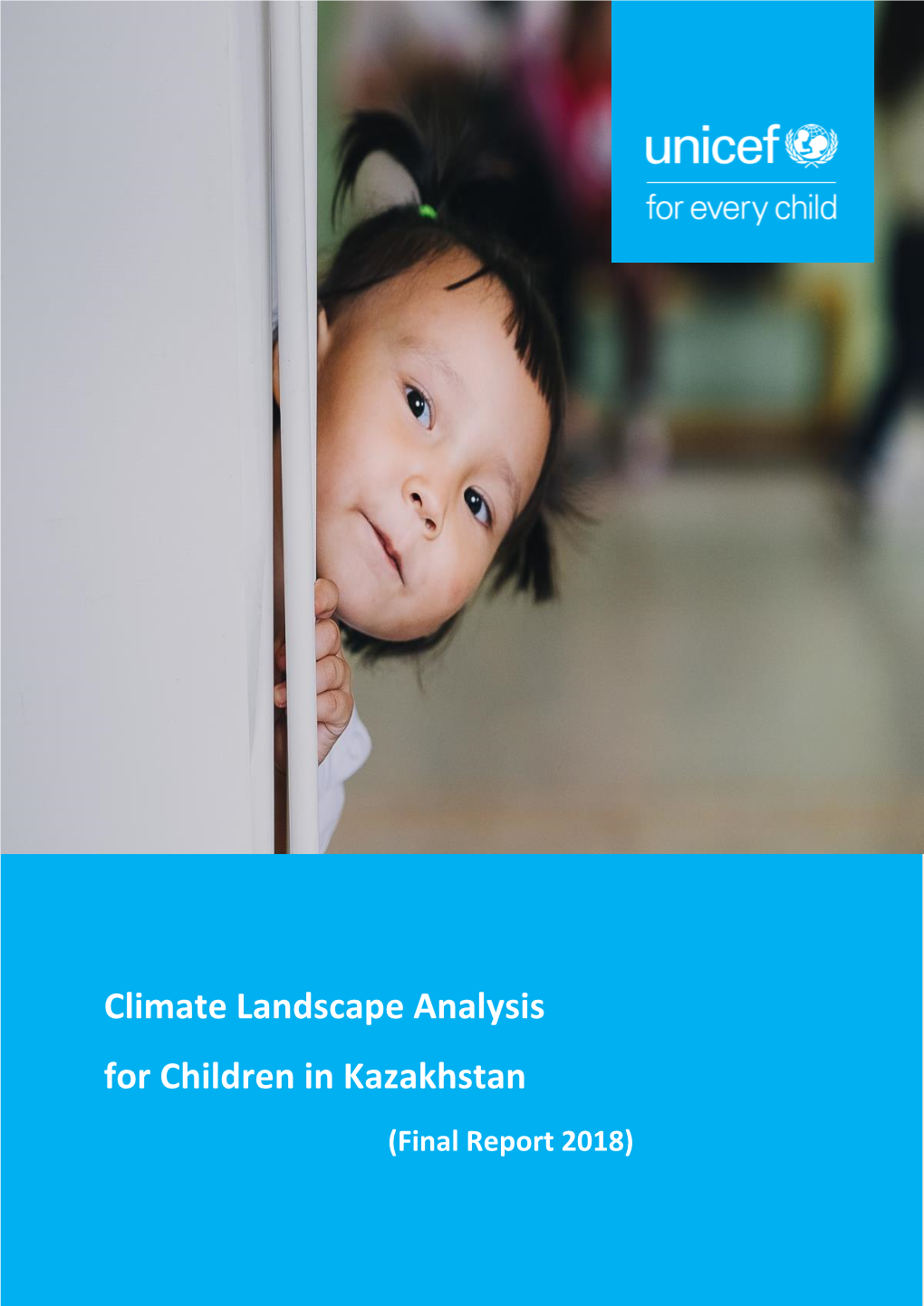 Climate Landscape Analysis for Children in Kazakhstan