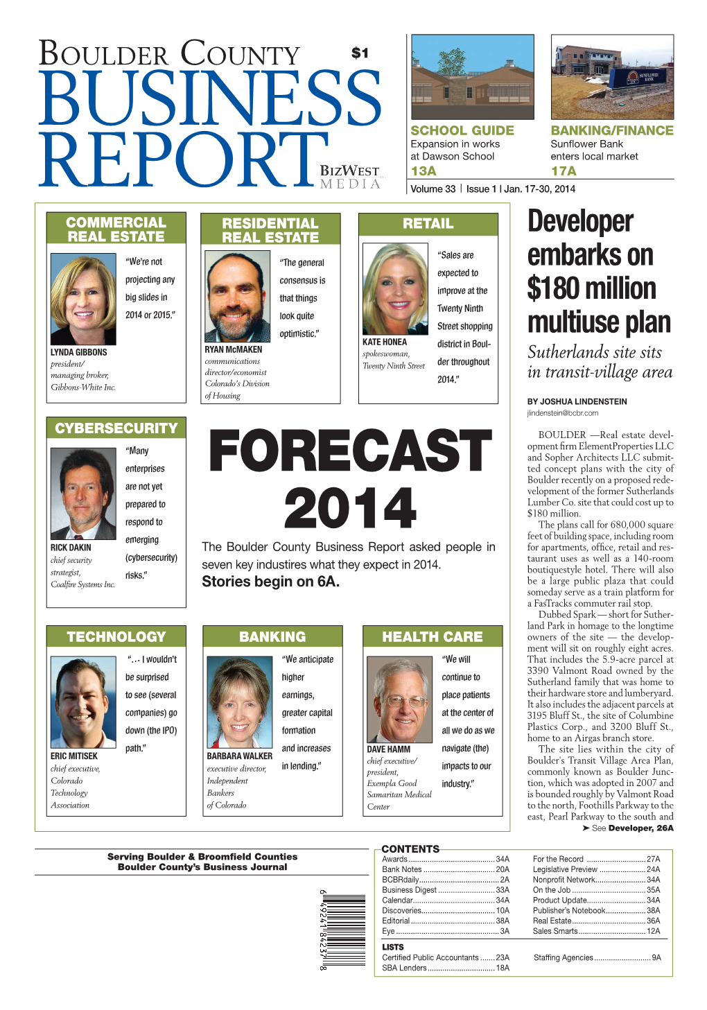 FORECAST 2014 Rebound in Commercial Real Estate to Continue by JOSHUA LINDENSTEIN County