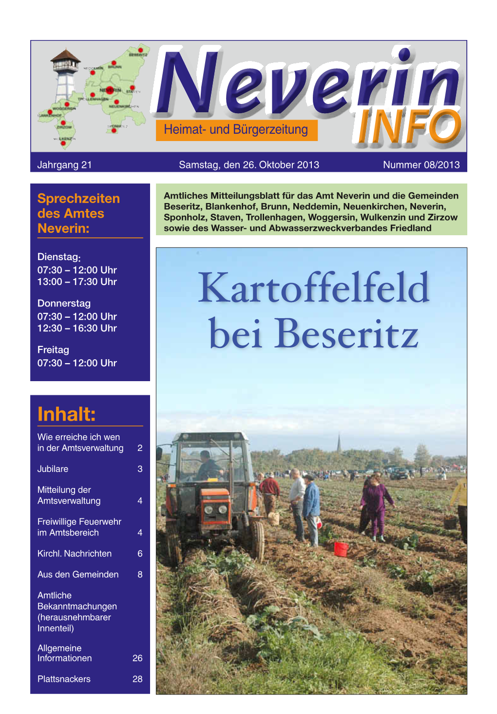 Kartoffelfeld Bei Beseritz