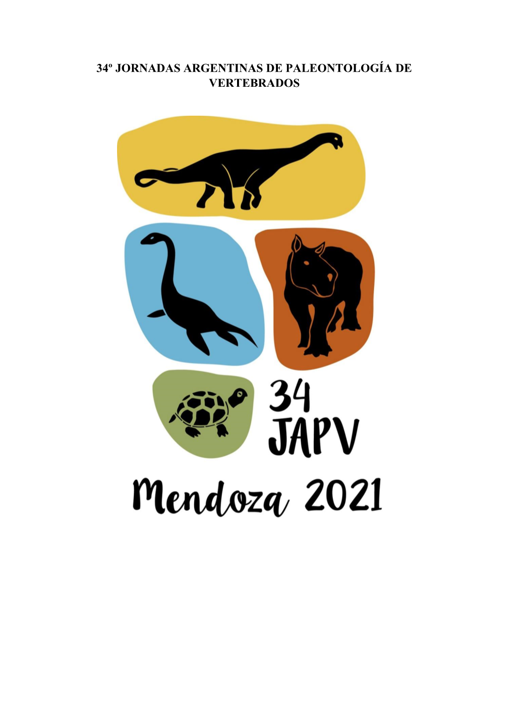 34º Jornadas Argentinas De Paleontología De Vertebrados