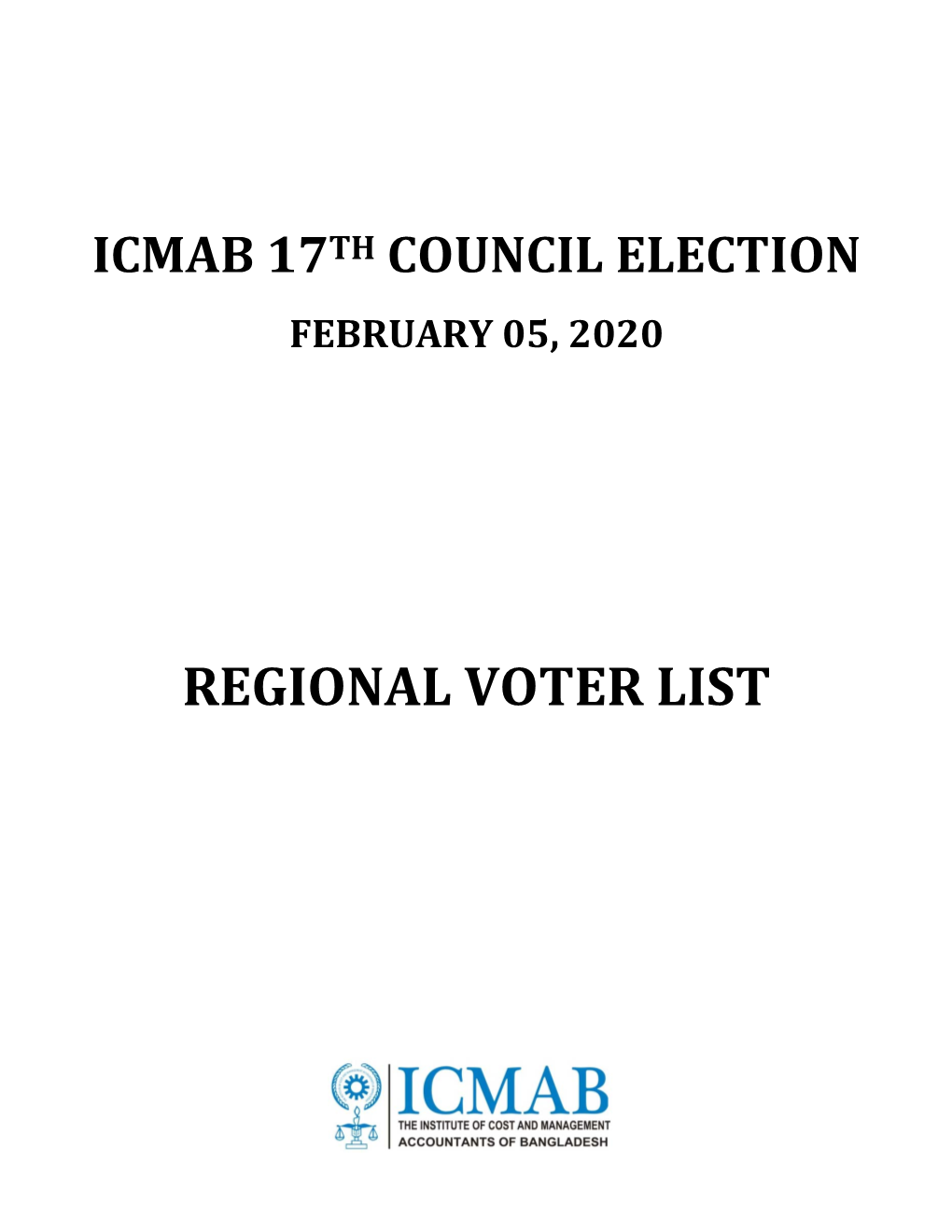 Regional Voter List