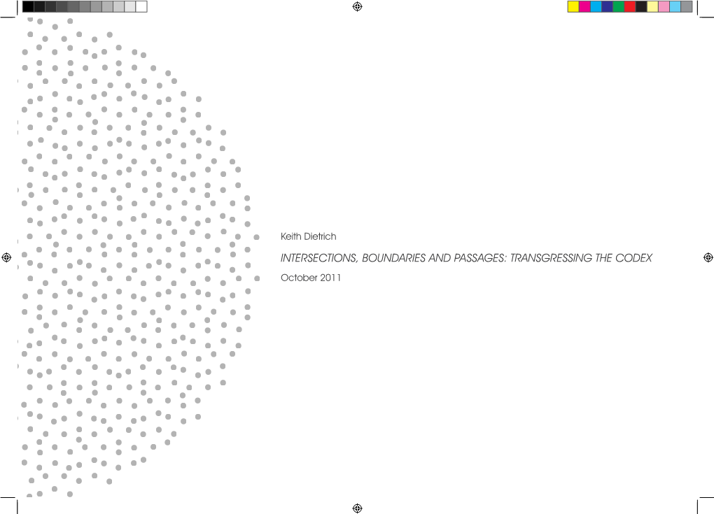 Intersections, Boundaries and Passages