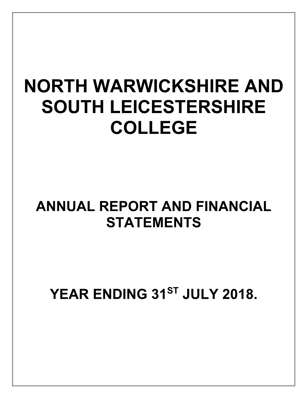 North Warwickshire & Hinckley College